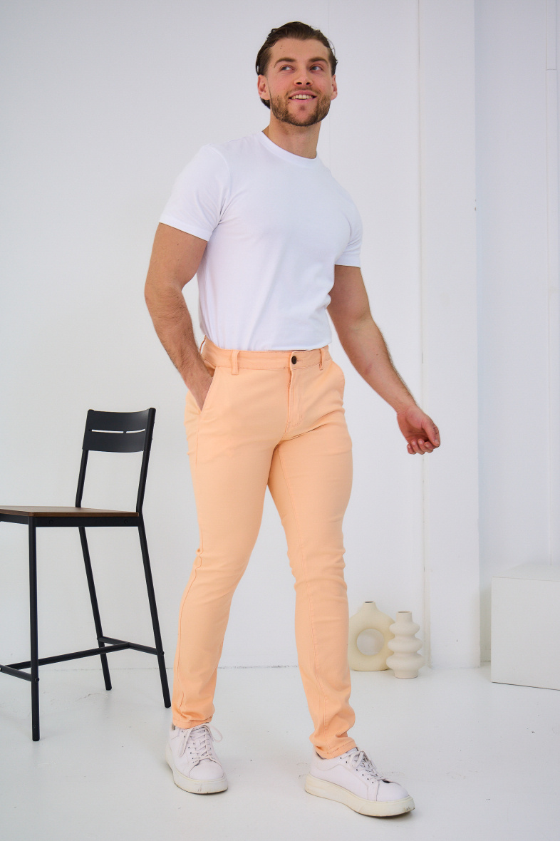 Wholesaler Omnimen - Slim colored Chino pants