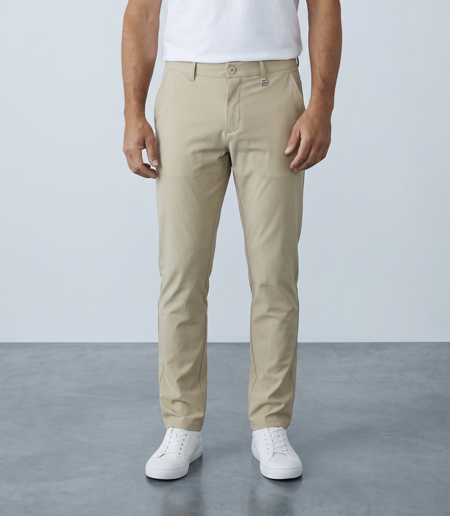 Wholesaler Omnimen - Men's Structured Bi-Stretch Chino Pants - Comfortable