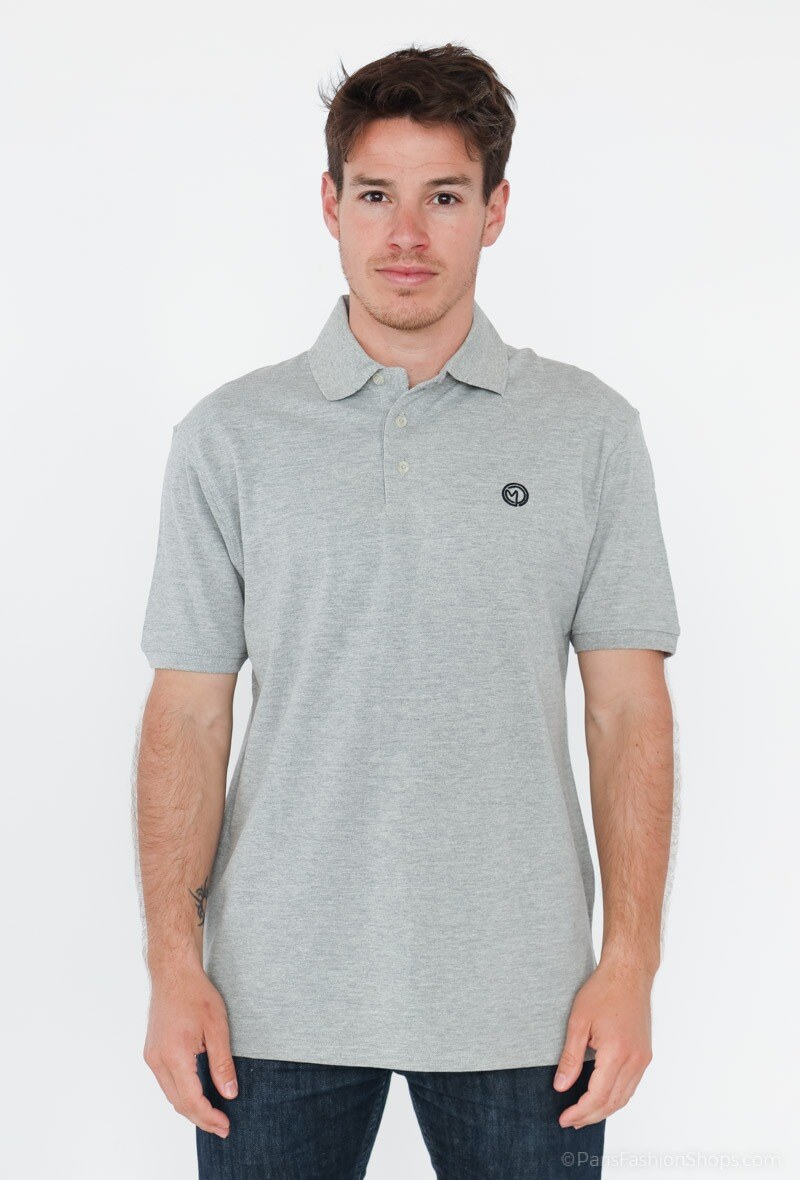 Mayorista Omnimen - POLO de manga corta - GRIS