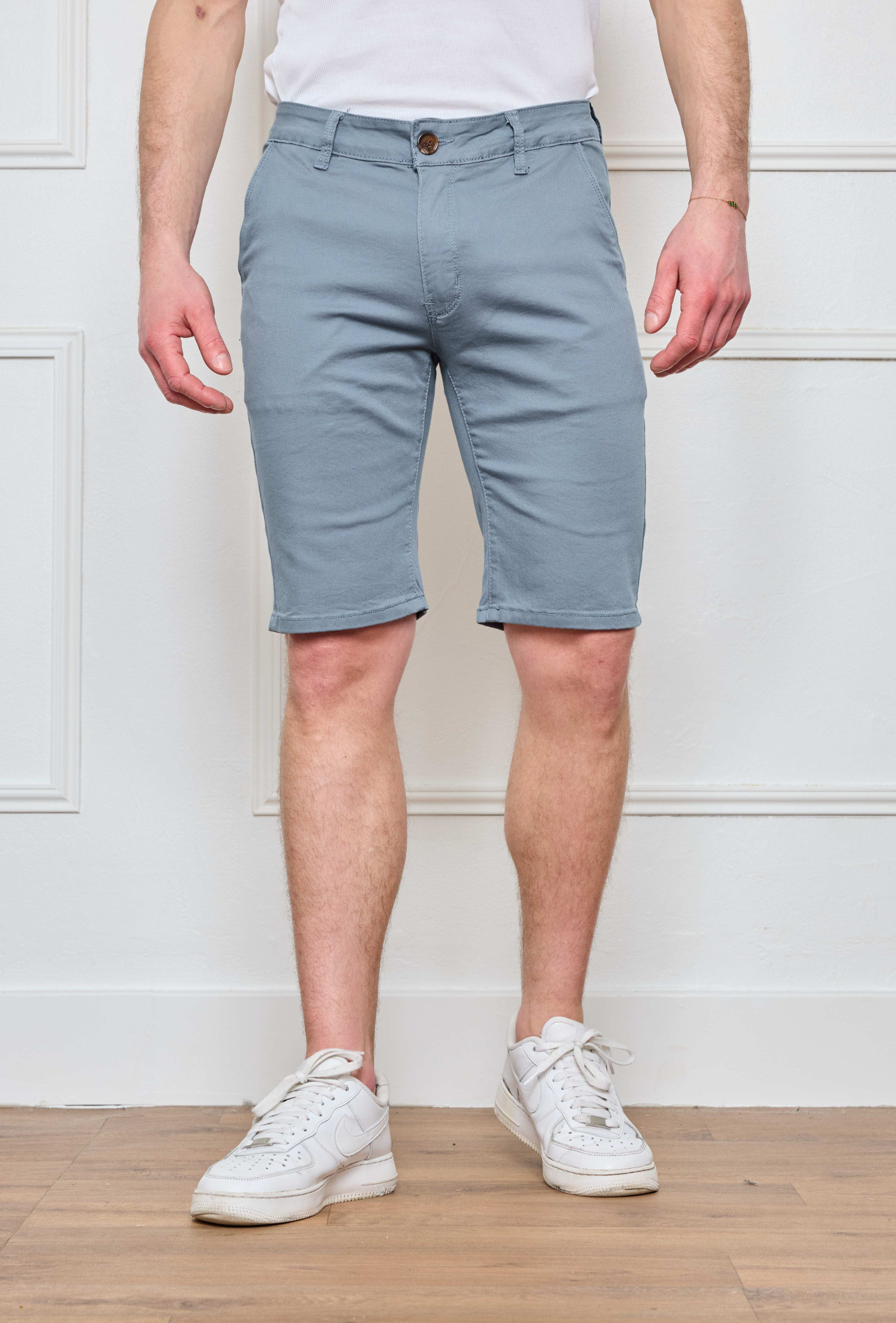 Wholesaler Omnimen - Trendy Men's Colored Cotton Chino Bermuda Shorts