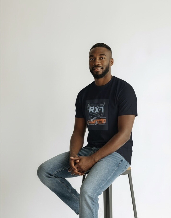 Großhändler Omnimen - T-Shirt mit Automobil-Grafikdruck - ein lässiger Look