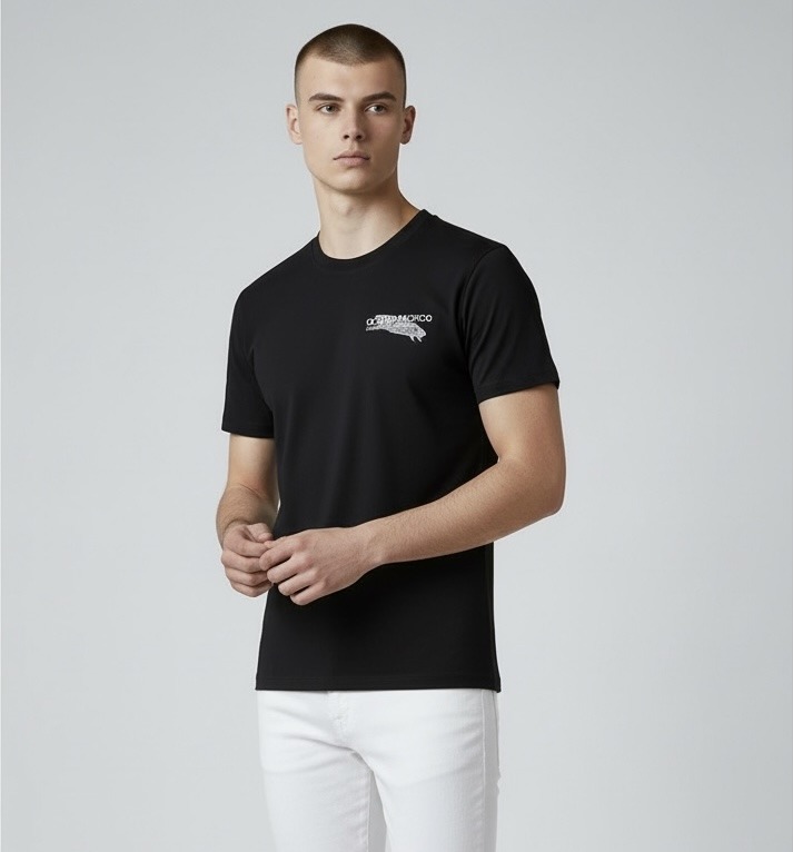Grossiste Omnimen - T-shirt Homme Coupe Classic Surf Californien