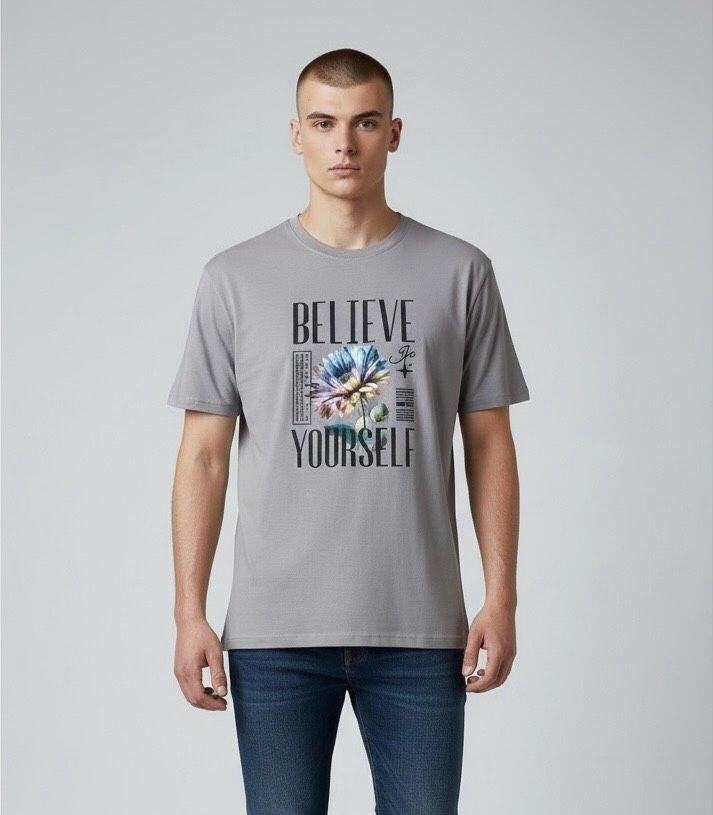 Grossista Omnimen - T-shirt stampata – taglio dritto