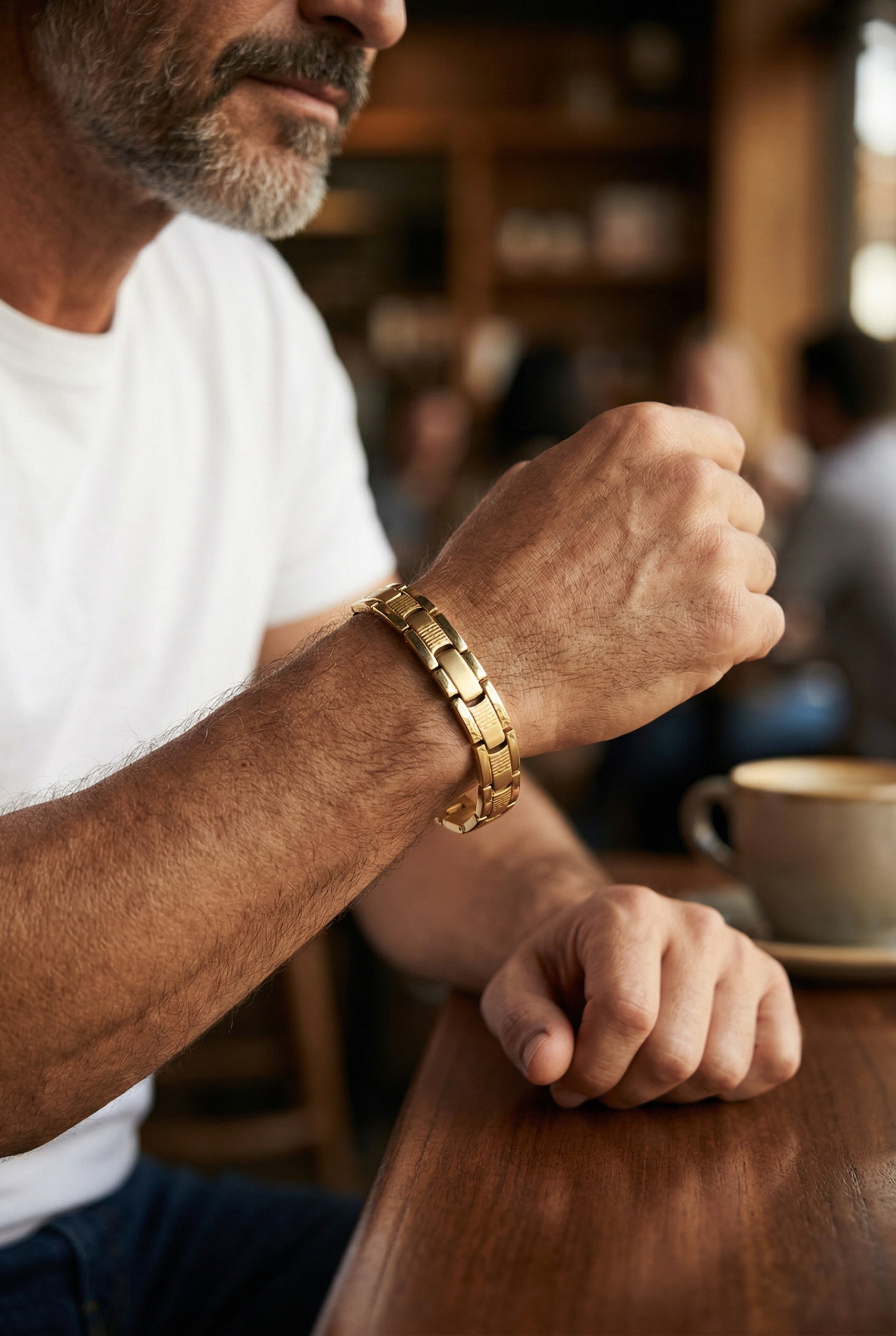Großhändler ORIENT EXPRESS FIRST - Herrenarmband aus Stahl