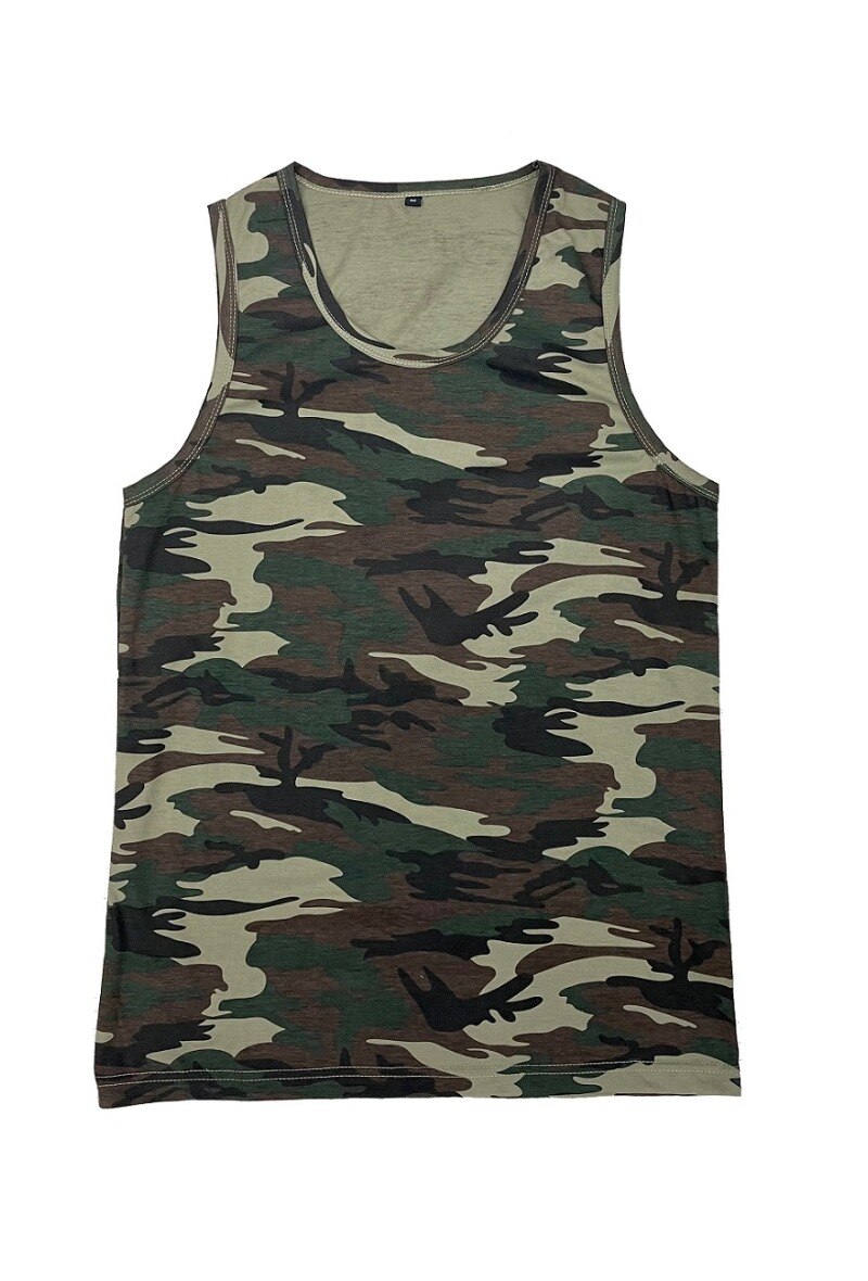 Wholesaler Origin's Paris - Camo print tank top