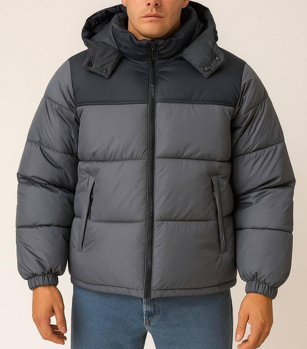 Wholesaler Origin's Paris - Two-tone puffer jacket
