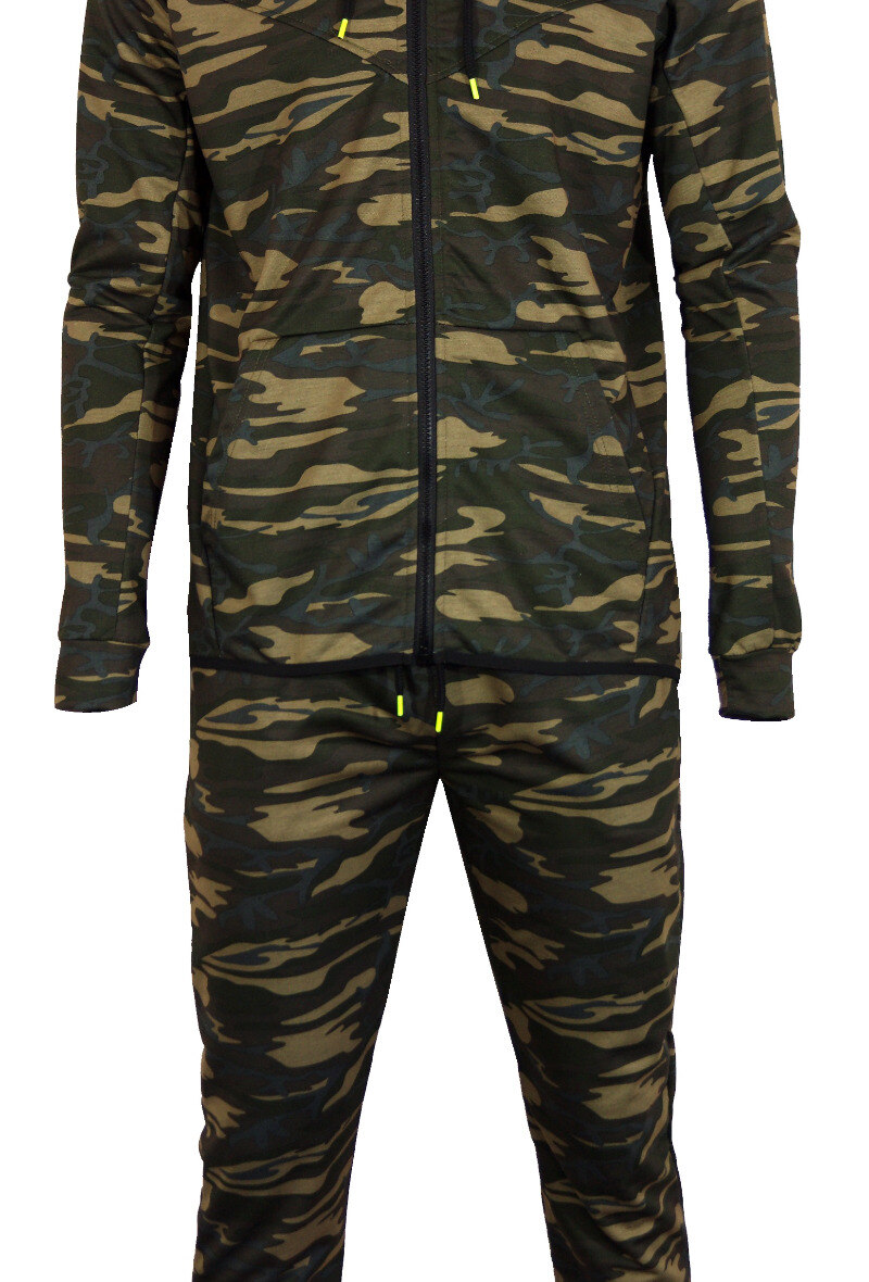 Grossiste Origin's Paris - Jogging camouflage militaire homme.