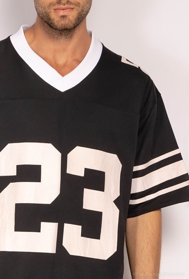 American football jersey black deals