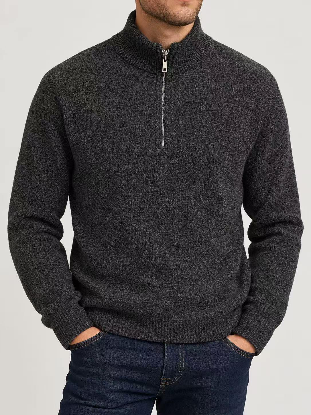 Wholesaler Original's - Men's thick zip-neck sweater