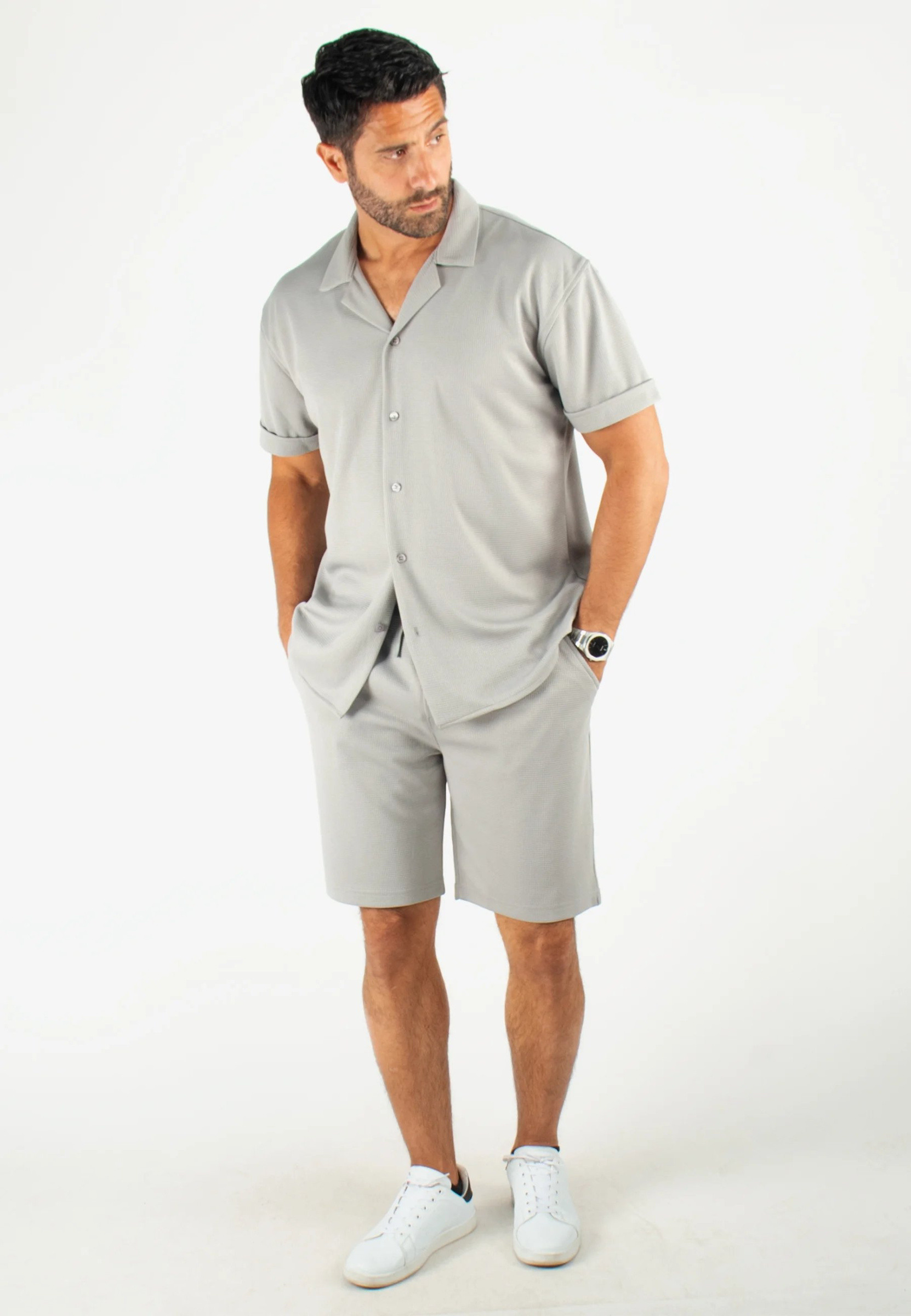 Wholesaler PANAME BROTHERS - Short-sleeve shirt and shorts set