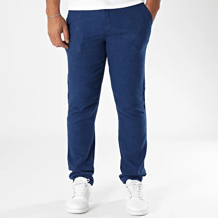 Grossiste PANAME BROTHERS - Pantalon slim fit tendance estival en lin