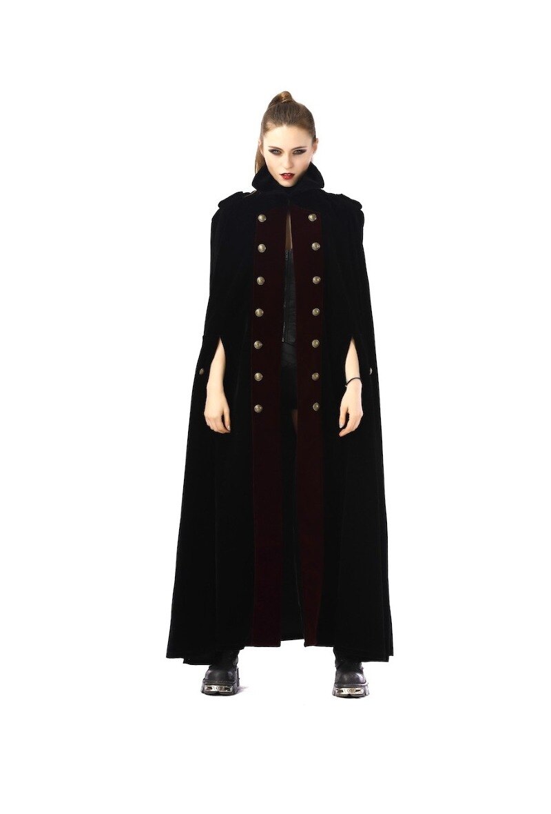 Wholesaler Pentagramme - MIXED GOTHIC VELVET CAPE