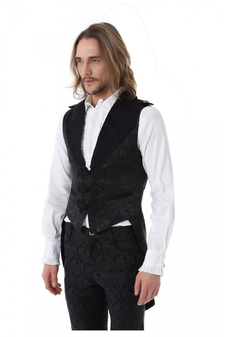 Grossista Pentagramme - GILET GOTICO ARISTOCRATICO UOMO