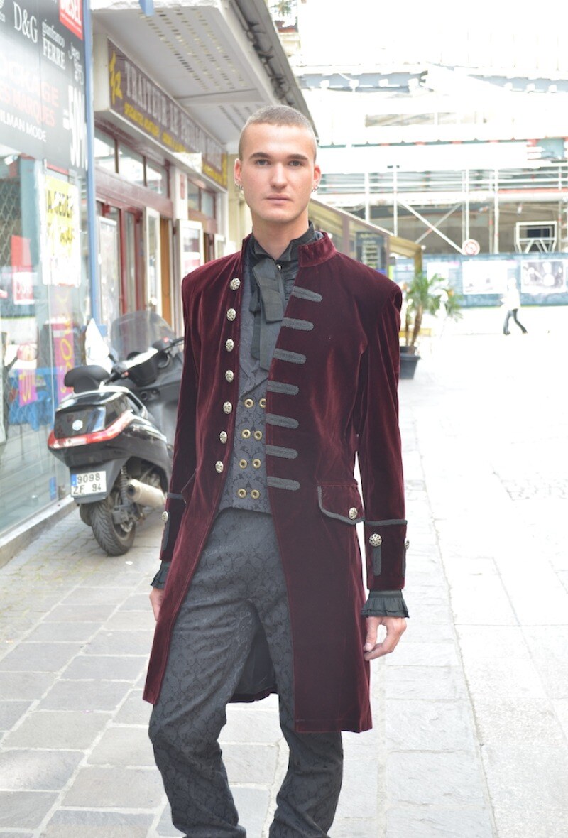 Wholesaler Pentagramme - Victorian Gothic Aristocrat Man Coat