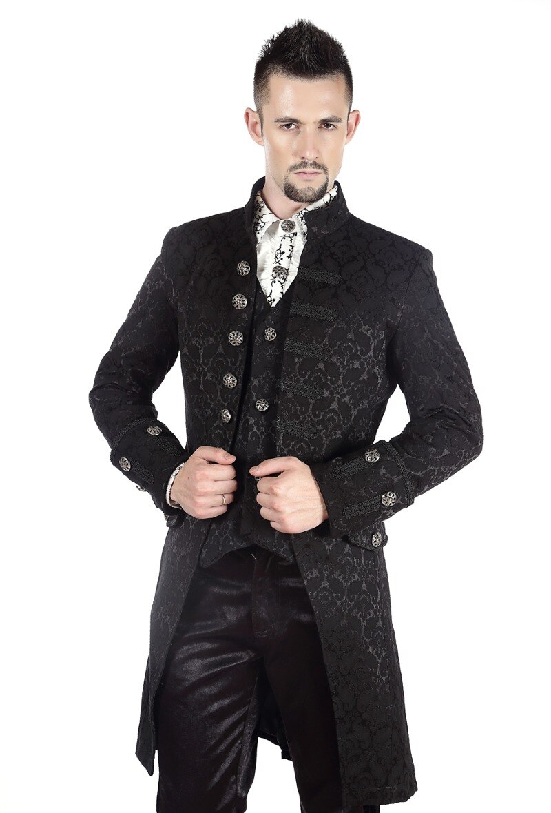 Wholesaler Pentagramme - Coat Gothic Aristocrat Victorian Brocard