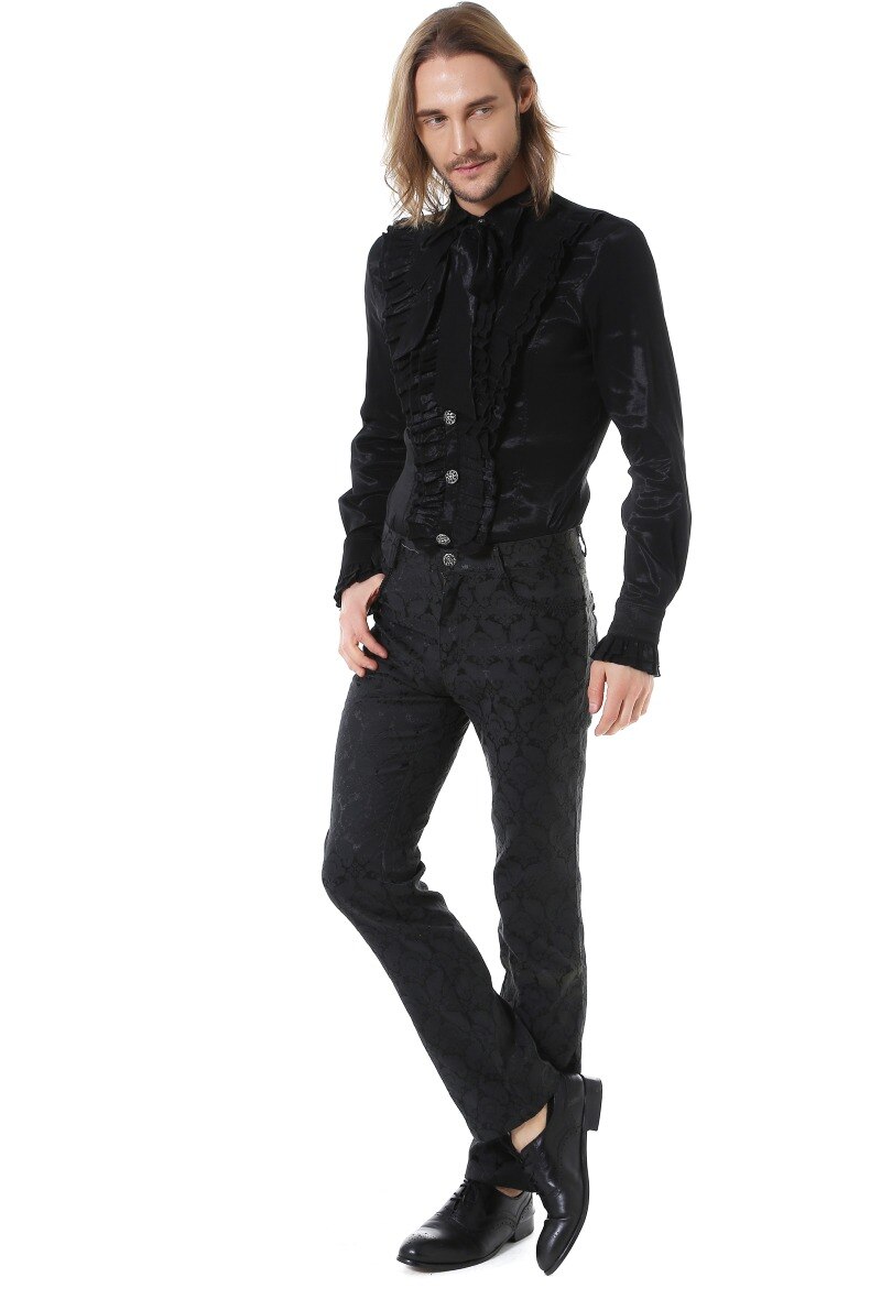 Wholesaler Pentagramme - Gothic Aristocrat Man Brocade Pants