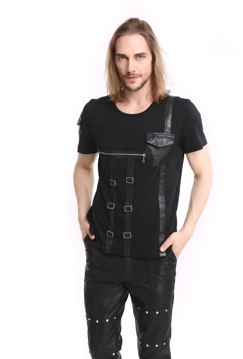 Wholesaler Pentagramme - MEN'S STEAMPUNK GOTHIC T-SHIRT