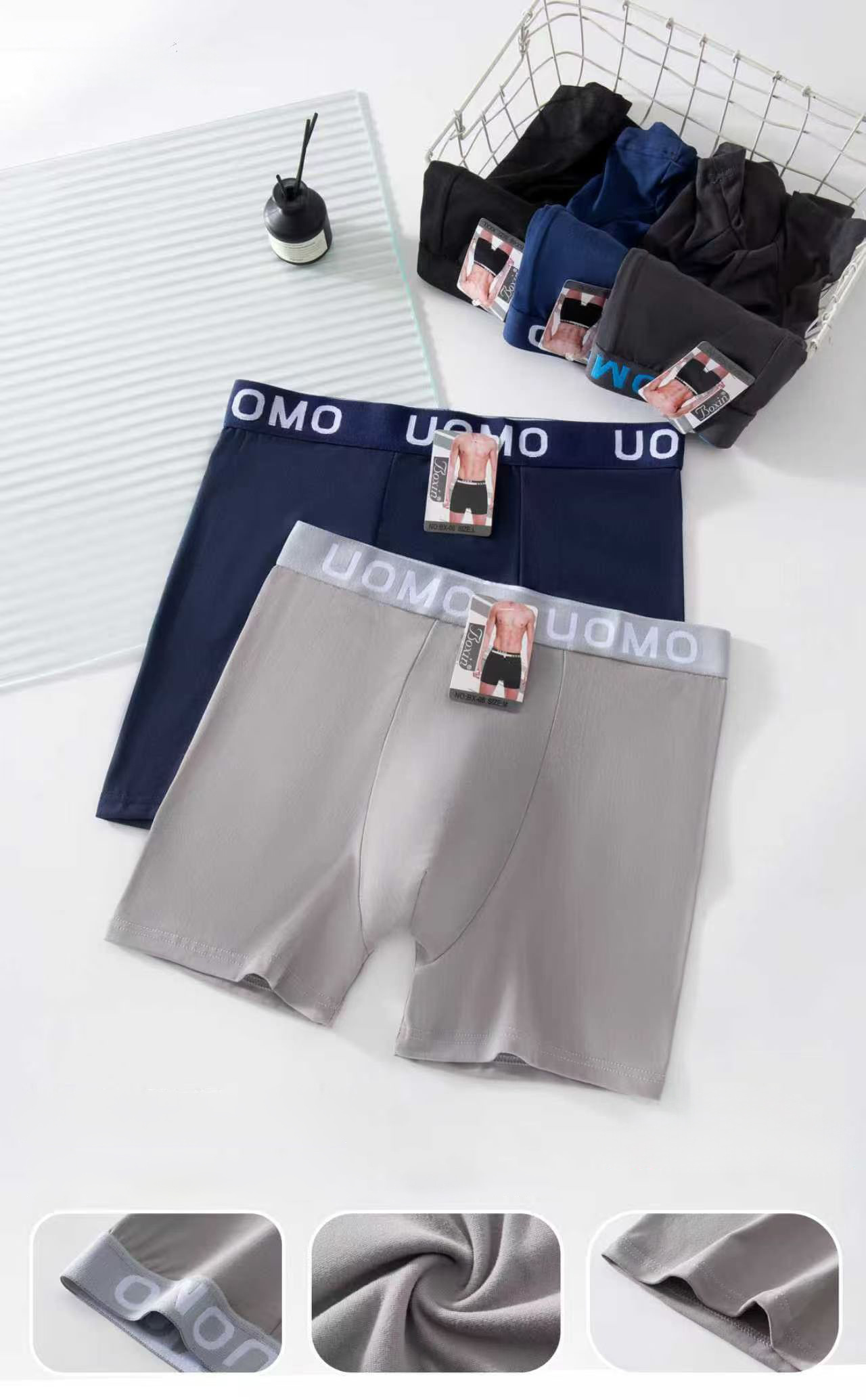 Grossista PHENIX ROUGE - BOXER UOMO IN COTONE