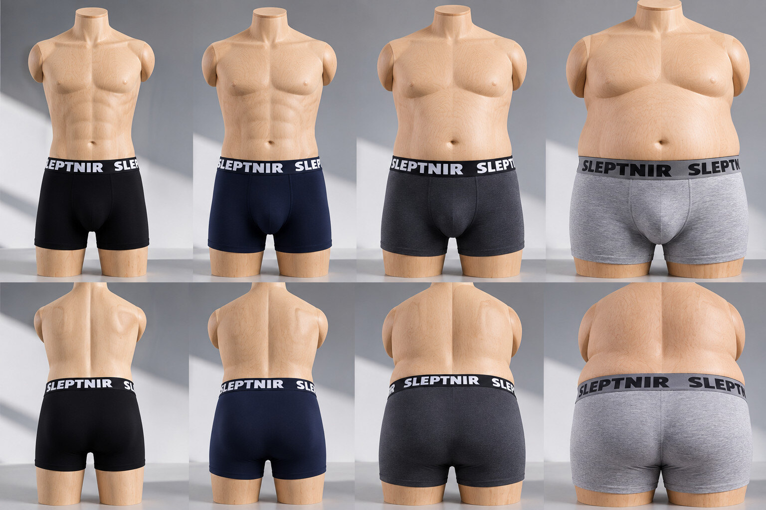 Grossista PHENIX ROUGE - 1299 Boxer in Cotone per Taglia