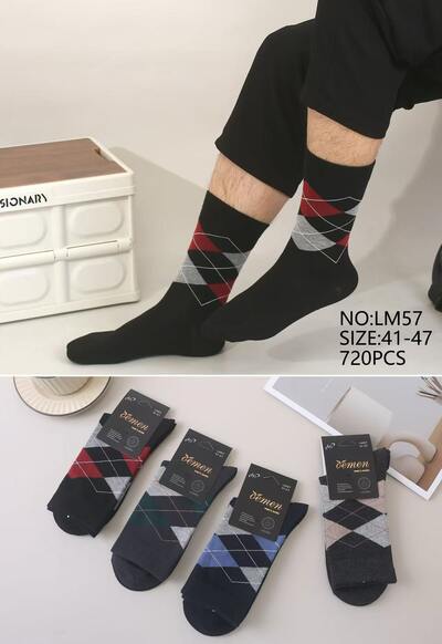 Grossiste PHENIX ROUGE - haussettes Mi-Mollet Homme Motif Écossais Argyle Grossiste PHENIX ROUGE - haussettes Mi-Mollet Homme Motif Écossais Argyle