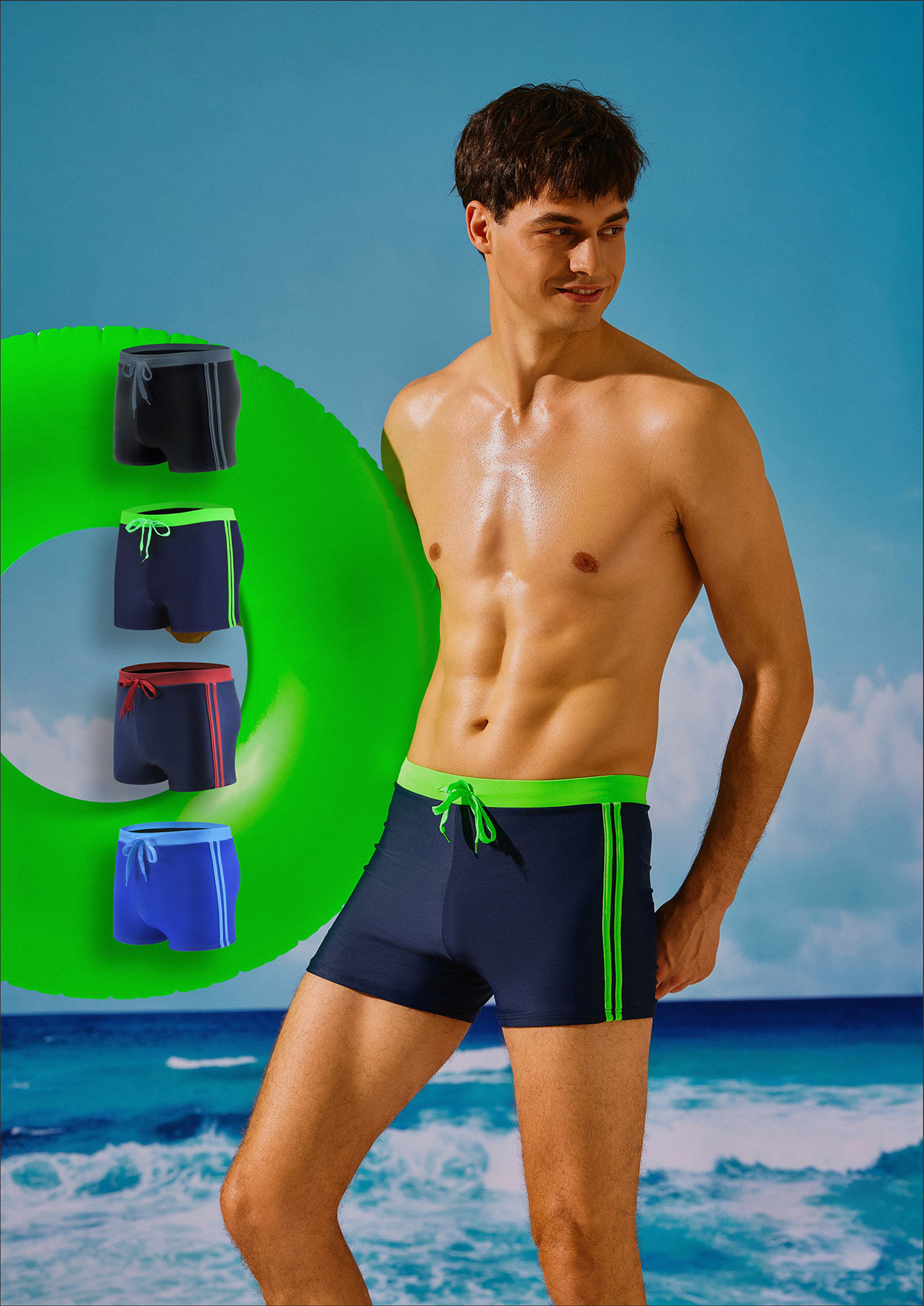 Großhändler PHENIX ROUGE - HERREN-BADEHOSE (MIT NETZFUTTER)