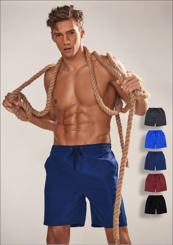 Wholesaler PHENIX ROUGE - MEN'S POLYESTER BEACH SHORTS (WITH MESH)