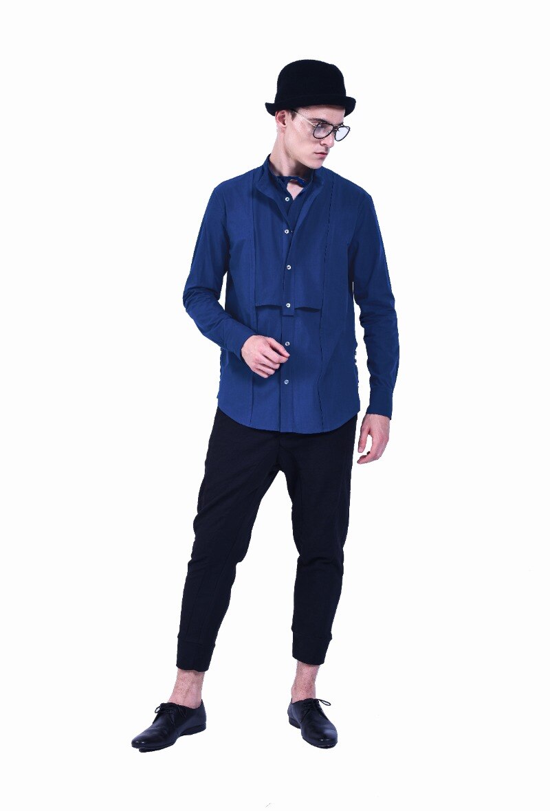 Wholesaler PLACED BY GIDEON - Bi-Material Jacquard pants