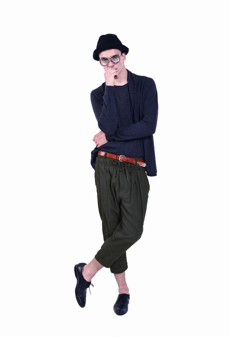 Wholesaler PLACED BY GIDEON - Double waist cotton trousers