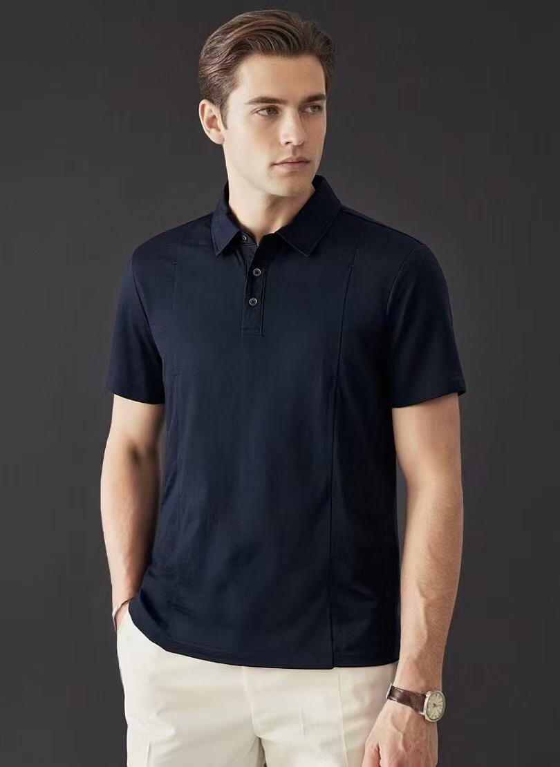 Großhändler PLACED BY GIDEON - Schickes lässiges Kurzarm-Poloshirt
