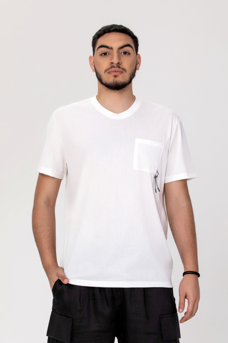 Großhändler PLACED BY GIDEON - T-Shirt mit Taschendetail