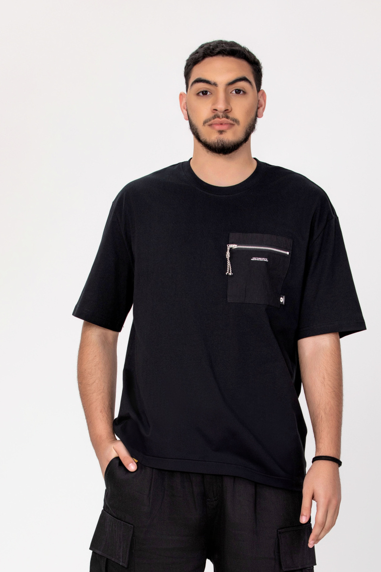 Großhändler PLACED BY GIDEON - T-Shirt mit Reißverschlusstasche