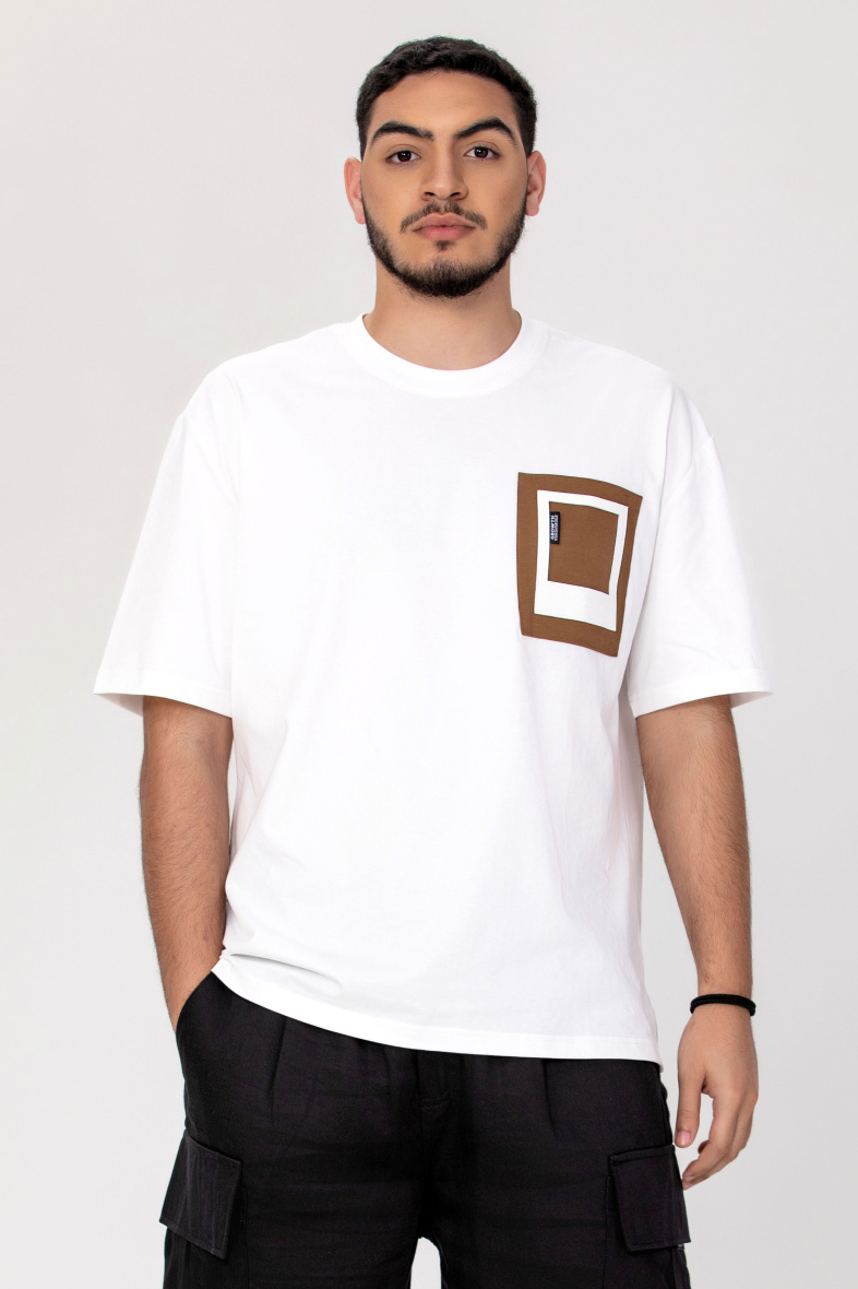 Großhändler PLACED BY GIDEON - T-Shirt mit Fenstertaschen