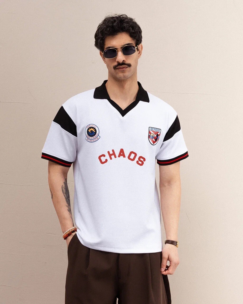 Wholesaler PLUS EIGHTEEN - JERSEY STYLE T-SHIRT