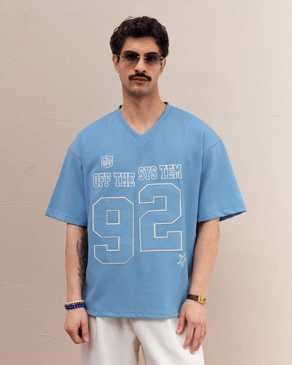 Wholesaler PLUS EIGHTEEN - JERSEY STYLE T-SHIRT