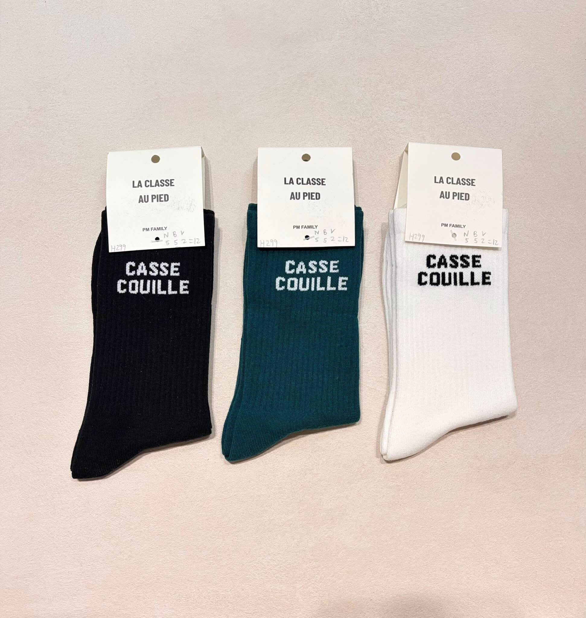 Grossiste PM Mère & Fille - Chaussette Homme CASSE COUILLE