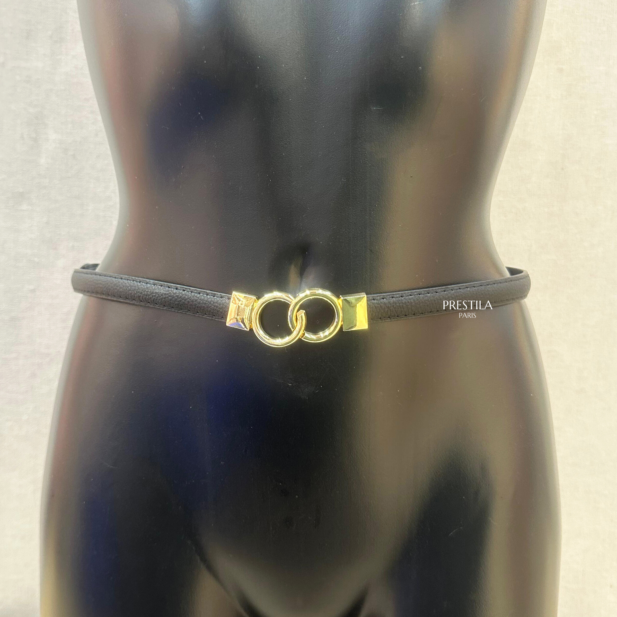 Grossiste PRESTILA - Ceinture Similicuir Double Circle