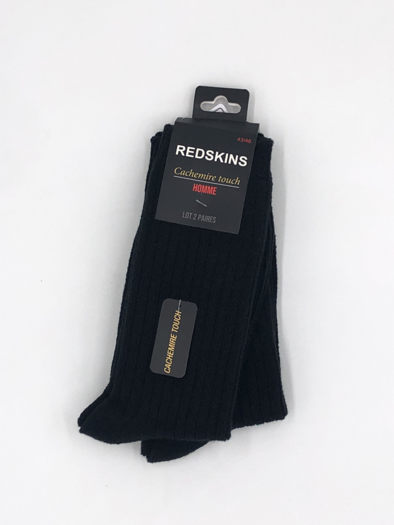 Grossiste REDSKINS - Lot de 2 paires de chausettes homme REDSKINS