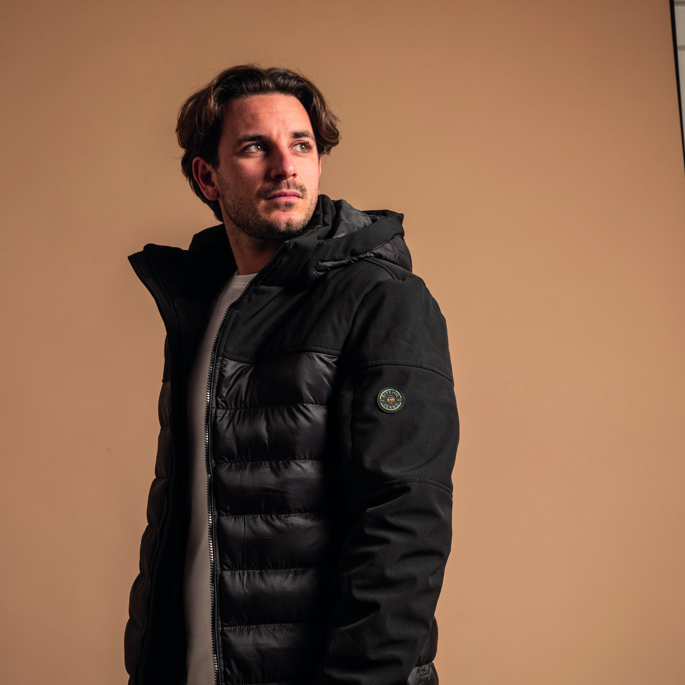 Mayorista RITCHIE JEANS - Chaqueta acolchada bicolor para hombre ZELEK