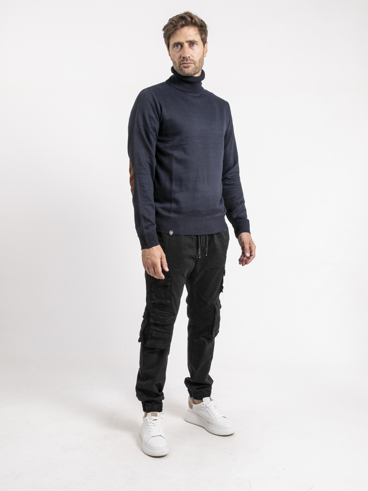 Großhändler RITCHIE JEANS - Herren Rollkragenpullover LARLEQUIN
