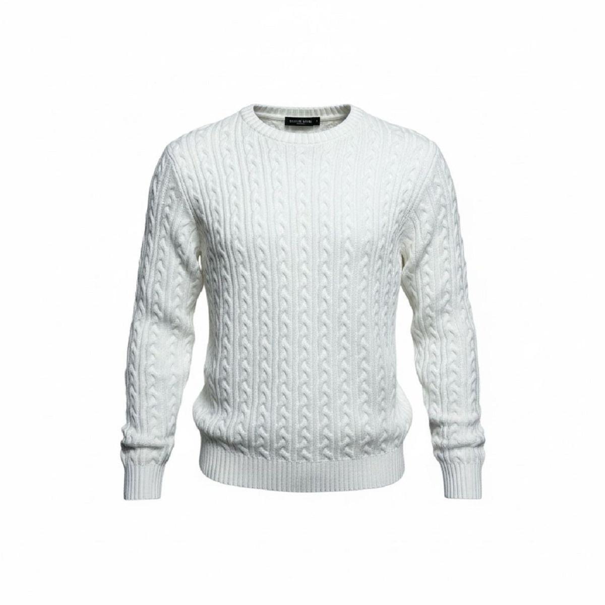 Mayorista RITCHIE JEANS - Suéter de punto trenzado con cuello redondo para hombre ref LALOR