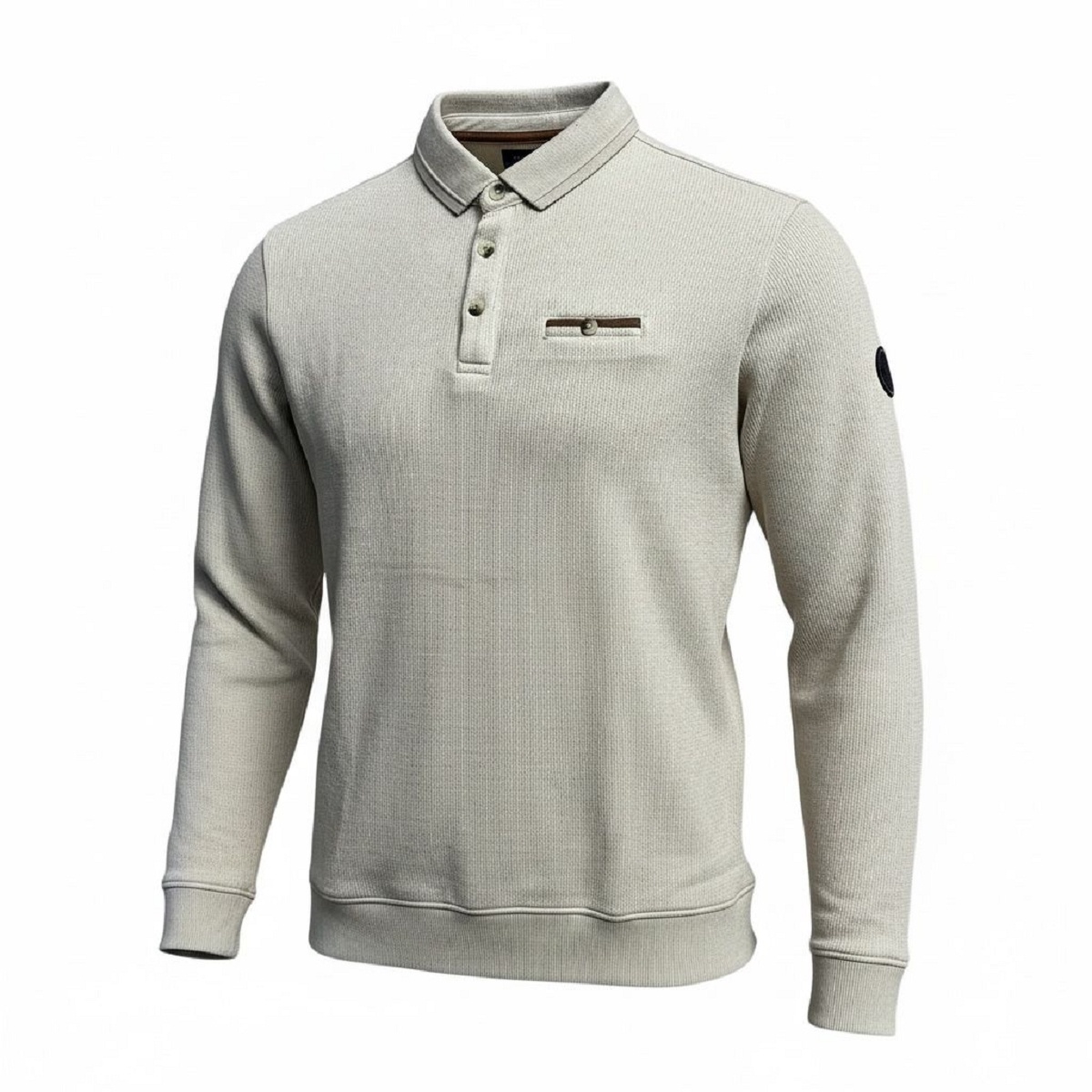 Mayorista RITCHIE JEANS - Suéter de cuello polo de manga larga WIRITIX