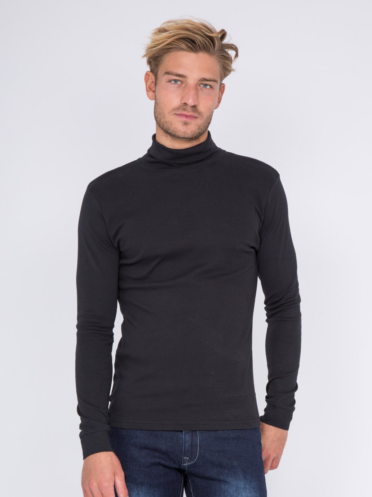 Mayorista RITCHIE JEANS - Jersey de cuello alto de algodón para hombre WAREN
