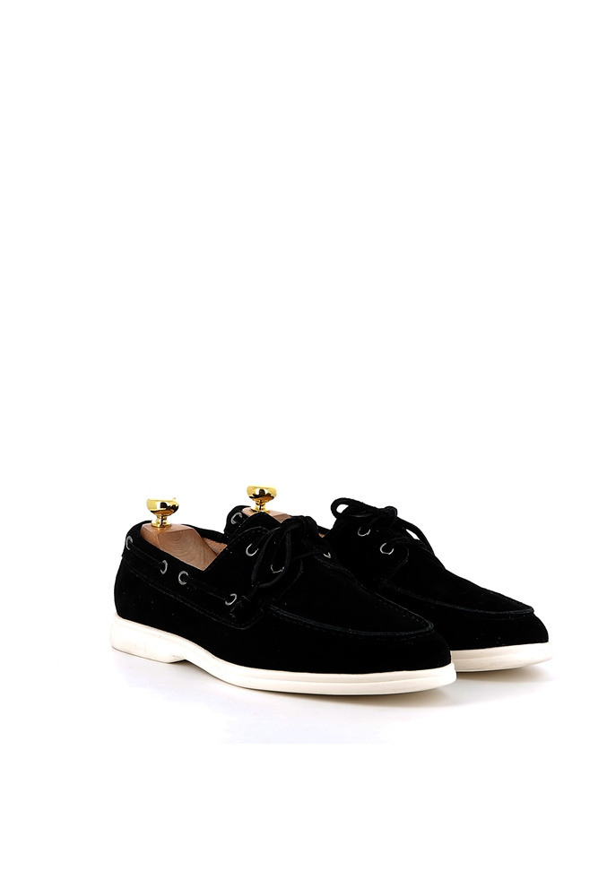 Wholesaler Riveleft - Nubuck man leather boat style moccasin