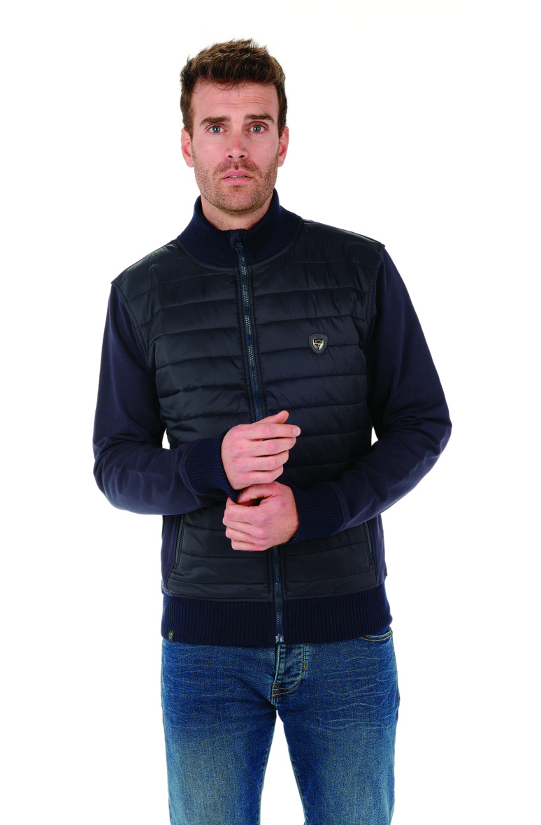 Wholesaler RMS 26 BY FRANCE DENIM - Bi-material Fleece Jacket