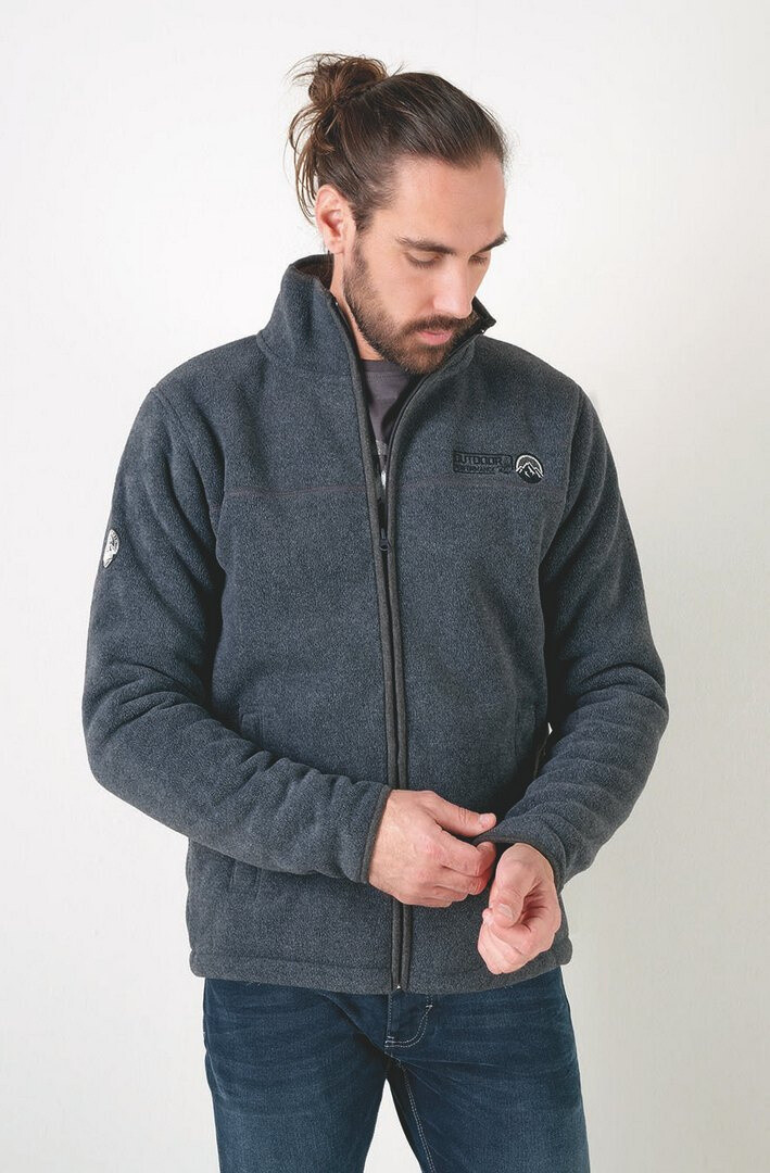 Großhändler RMS 26 BY FRANCE DENIM - Fleecejacke mit Sherpa-Futter