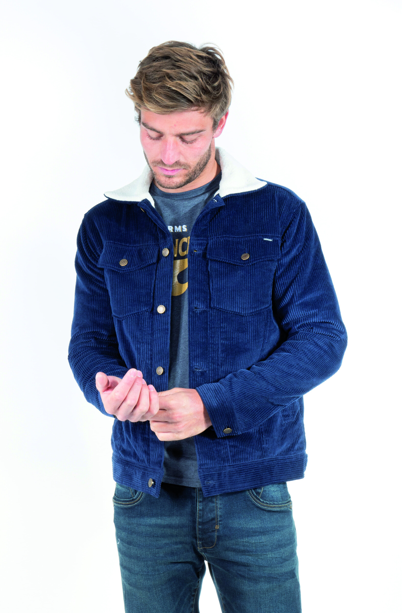 Großhändler RMS 26 BY FRANCE DENIM - Samtjacke für Herren