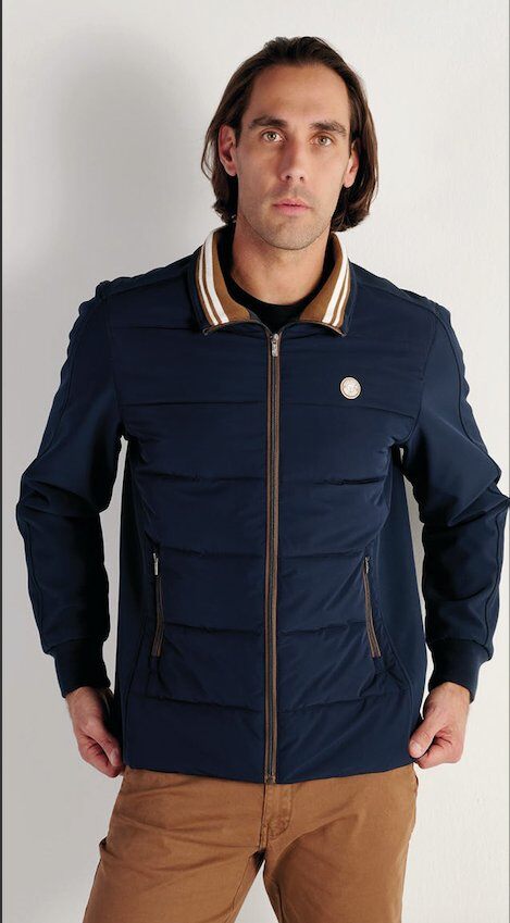 Großhändler RMS 26 BY FRANCE DENIM - Zweifarbige Jacke mit Daunen und Softshell