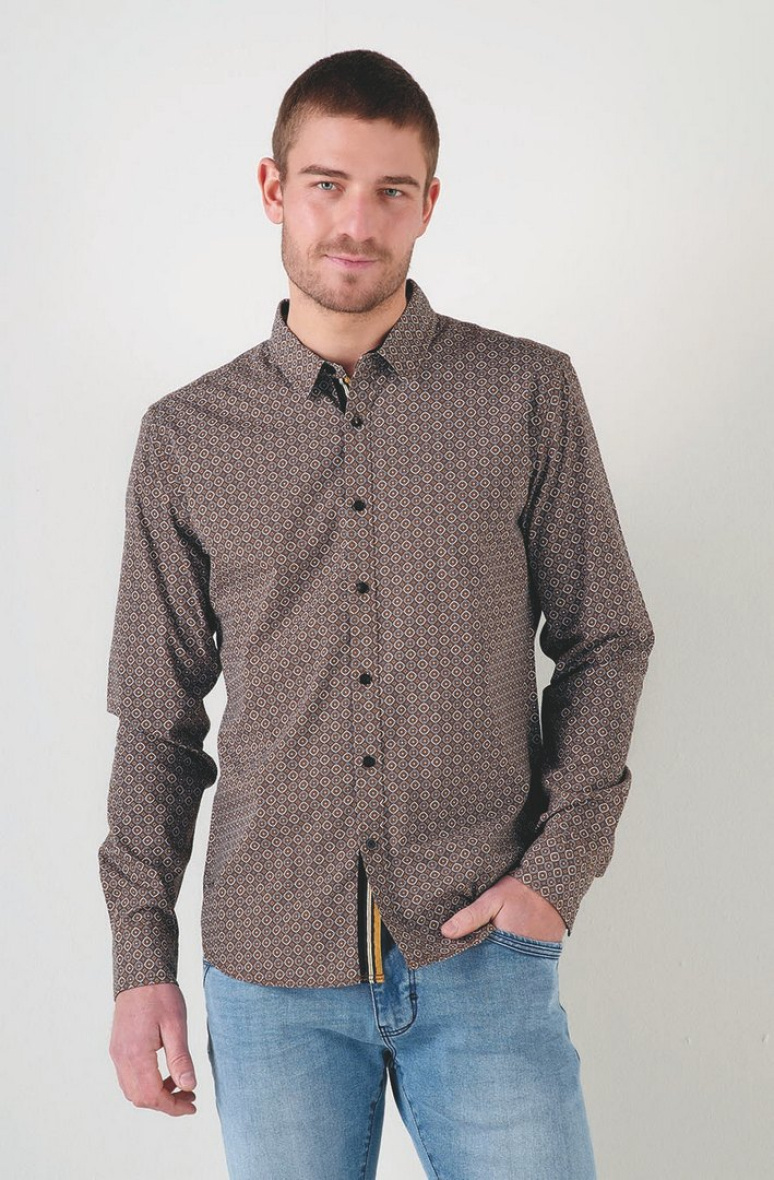 Grossiste RMS 26 BY FRANCE DENIM - Chemise All Over Ethniq
