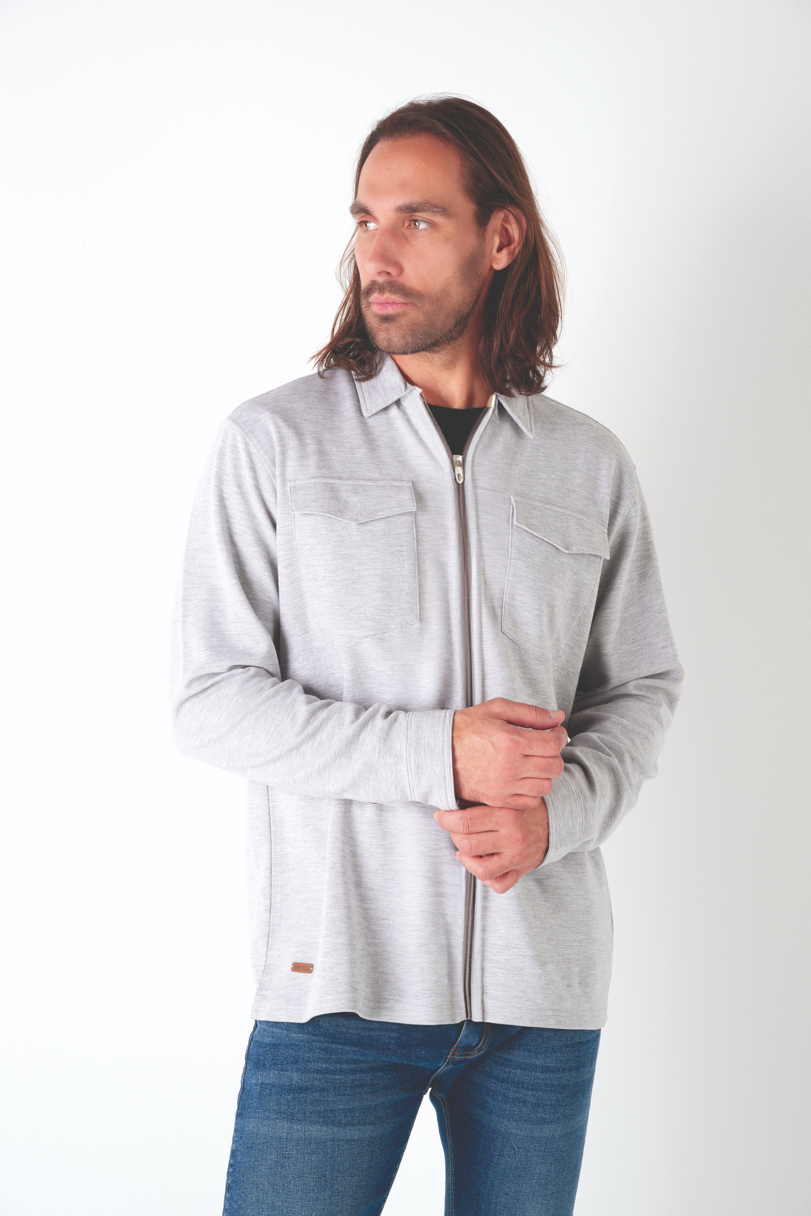 Grossiste RMS 26 BY FRANCE DENIM - SUR CHEMISE OTTOMAN ZIPPE
