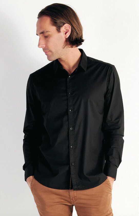 Grossiste RMS 26 BY FRANCE DENIM - Chemise ML unie STRETCH